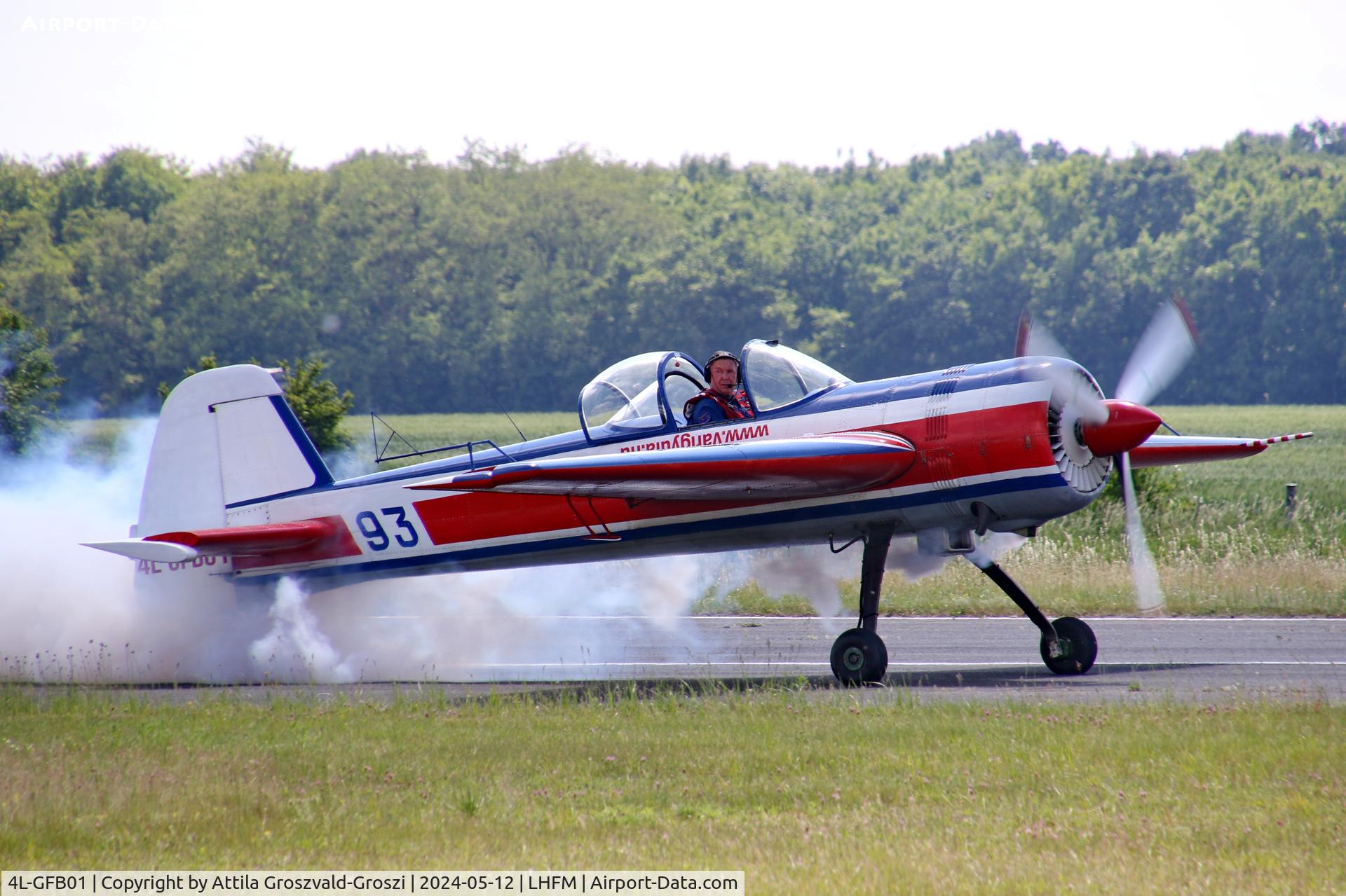 4L-GFB01, Yakovlev Yak-55 C/N 901010, LHFM - Fertöszentmiklós Meidl-Airport, Hungary - Skyview Airshow 2024