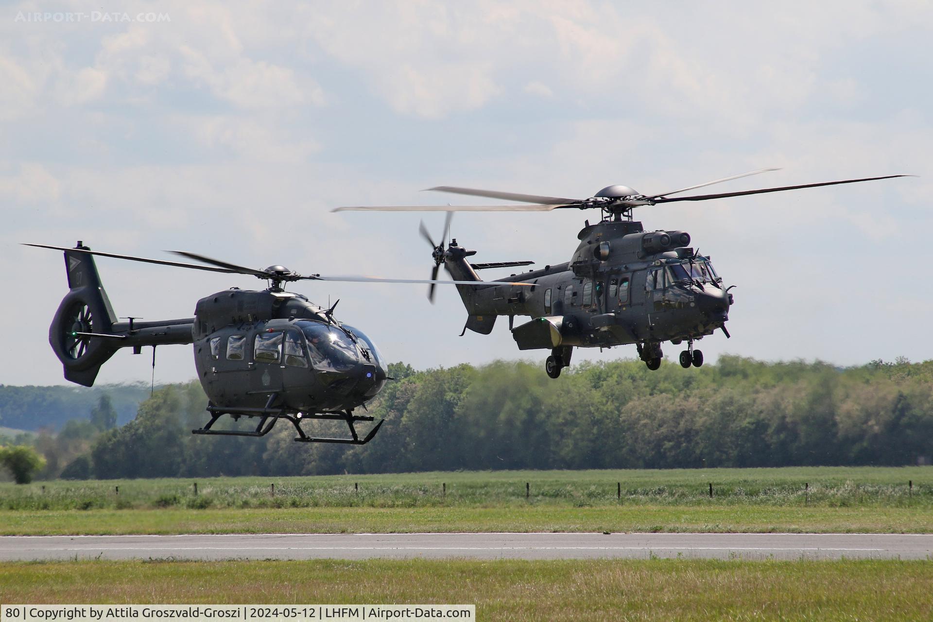 80, 2022 Airbus Helicopters H225M C/N 3117, LHFM - Fertöszentmiklós Meidl-Airport, Hungary - Skyview Airshow 2024