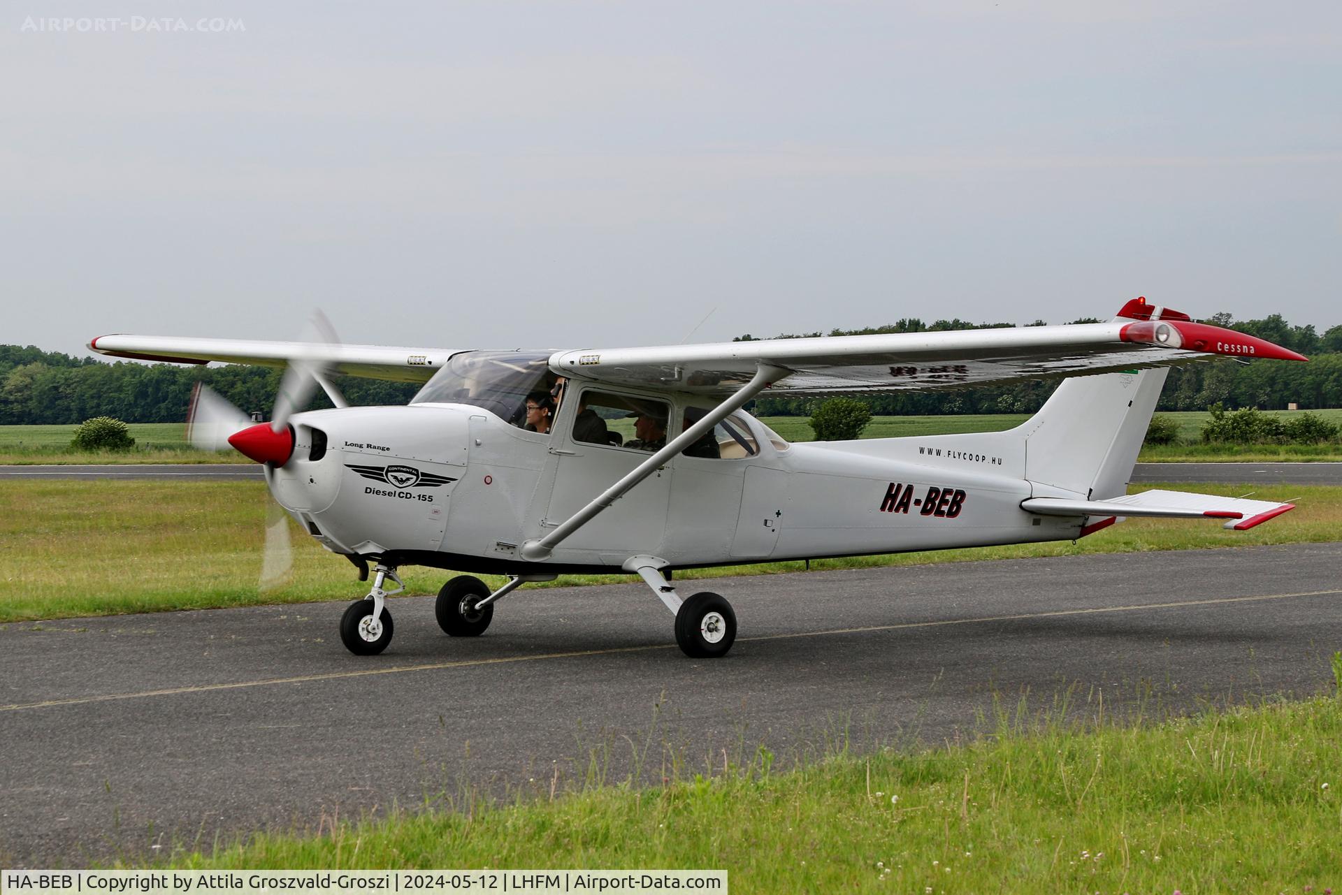 HA-BEB, 1978 Reims F172N Skyhawk Diesel Skyhawk C/N F172-01745, LHFM - Fertöszentmiklós Meidl-Airport, Hungary - Skyview Airshow 2024