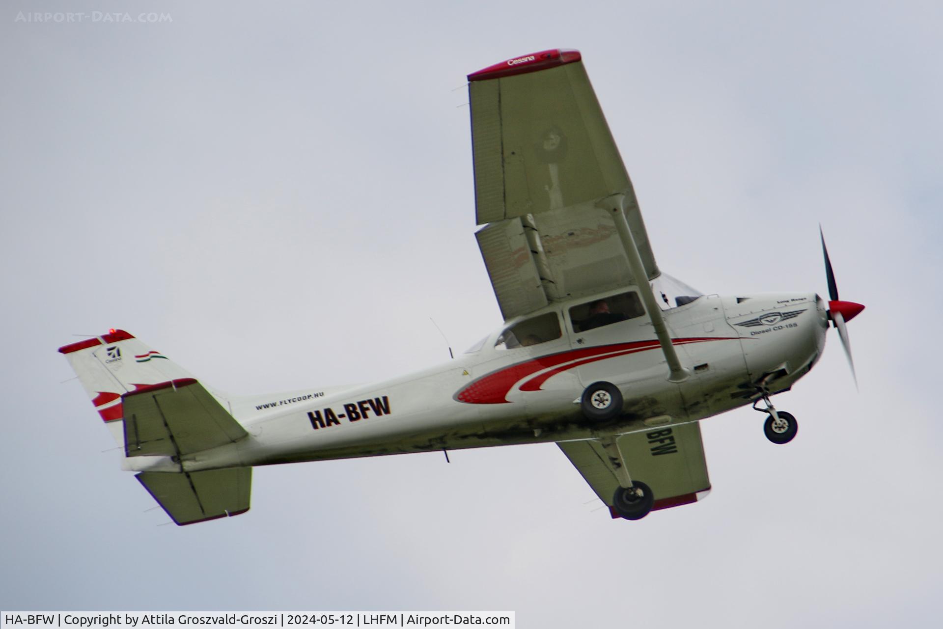 HA-BFW, Reims F172N Skyhawk Diesel Skyhawk C/N 01742, LHFM - Fertöszentmiklós Meidl-Airport, Hungary - Skyview Airshow 2024