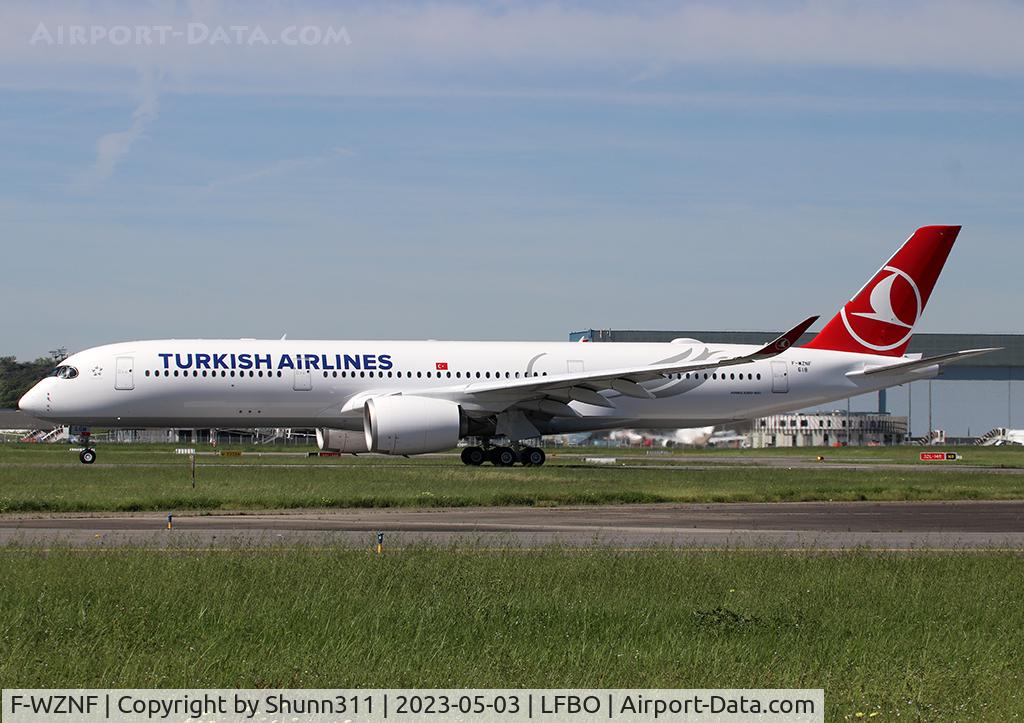 F-WZNF, 2023 Airbus A350-941 C/N 0618, C/n 0618 - To be TC-LGM