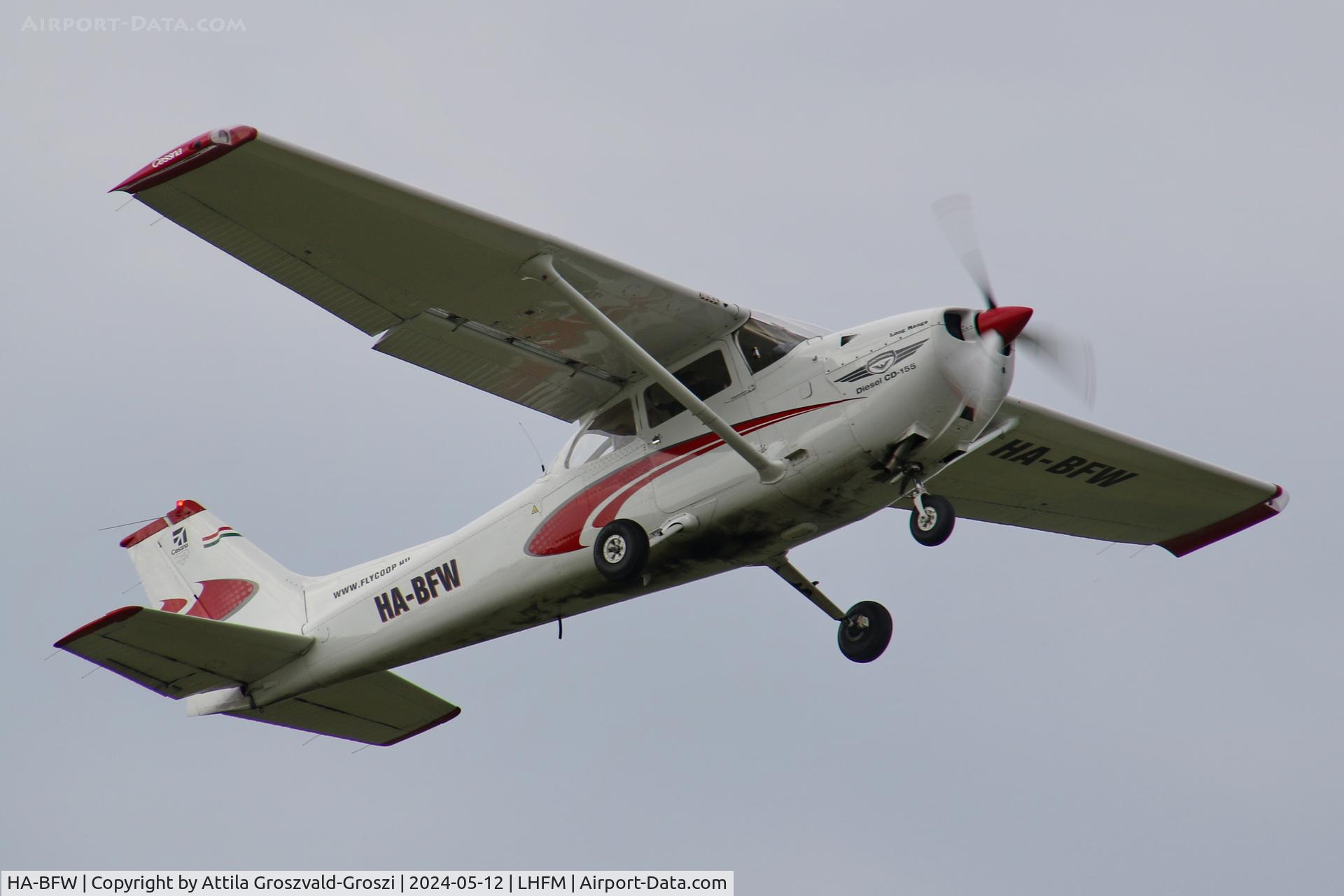 HA-BFW, Reims F172N Skyhawk Diesel Skyhawk C/N 01742, LHFM - Fertöszentmiklós Meidl-Airport, Hungary - Skyview Airshow 2024