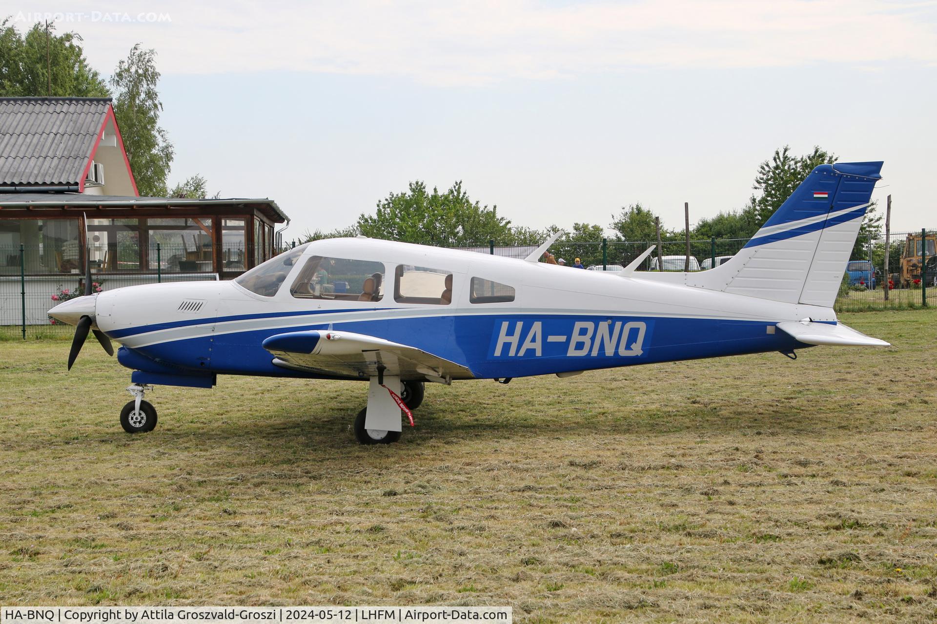 HA-BNQ, 1977 Piper PA-28R-201T Cherokee Arrow III C/N 28R-7703212, LHFM - Fertöszentmiklós Meidl-Airport, Hungary - Skyview Airshow 2024