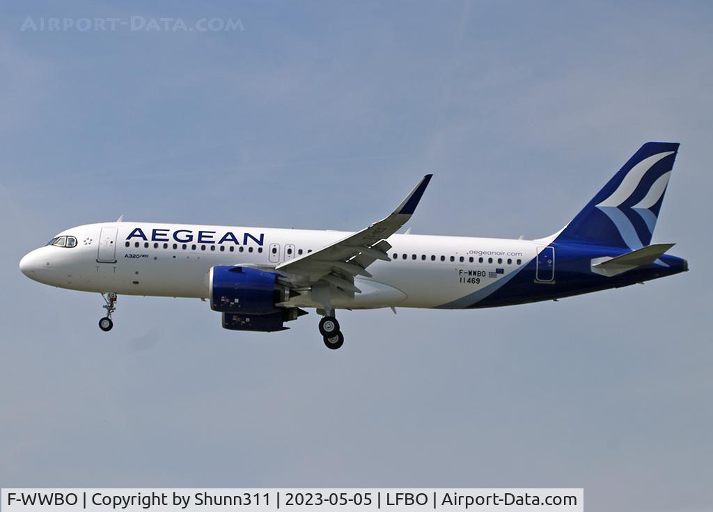 F-WWBO, 2023 Airbus A320-271N C/N 11469, C/n 11469 - To be SX-NEQ