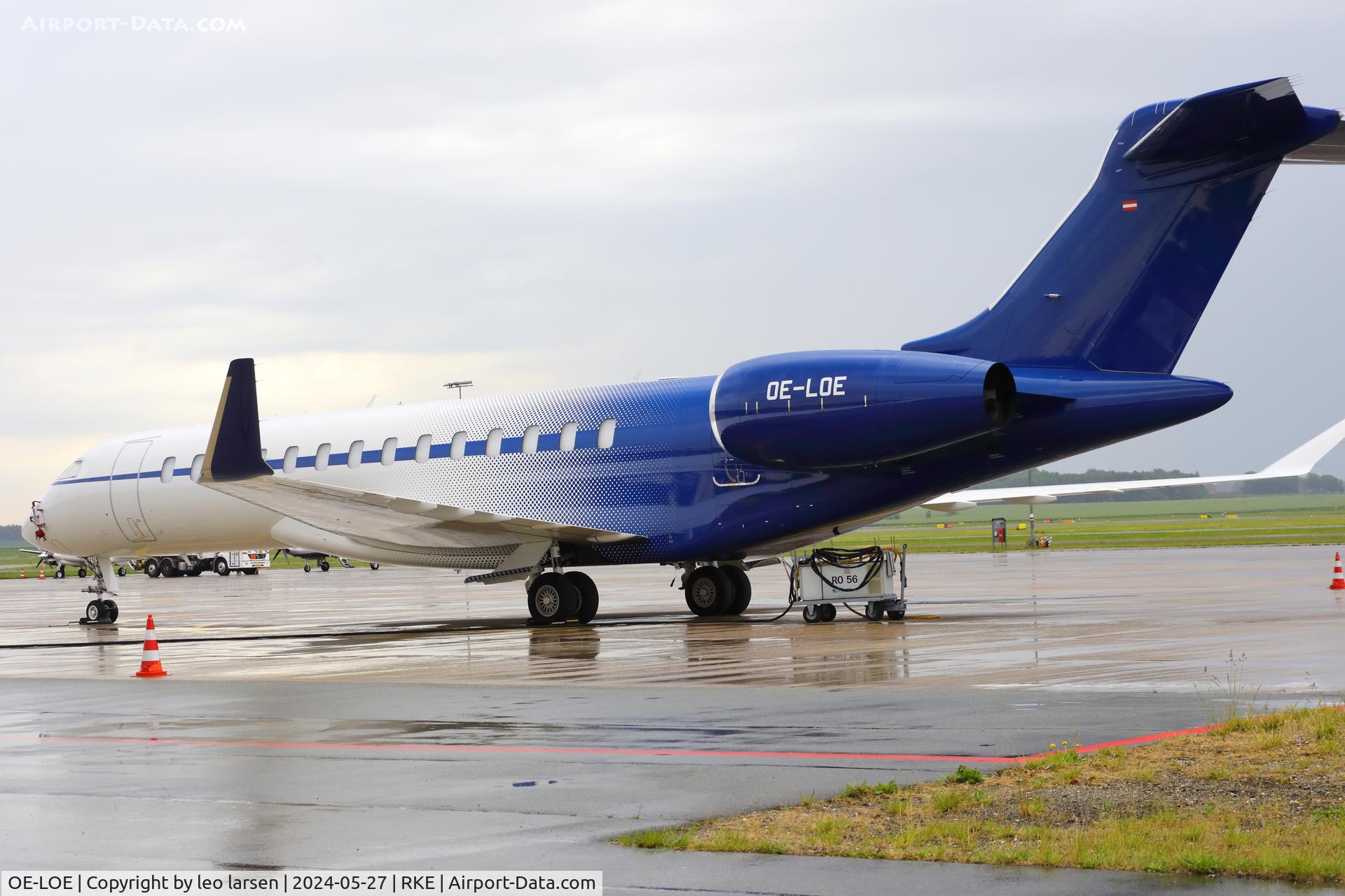 OE-LOE, Bombardier BD-700-2A12 Global 7500 C/N 70022, Roskilde 27.5.2024
