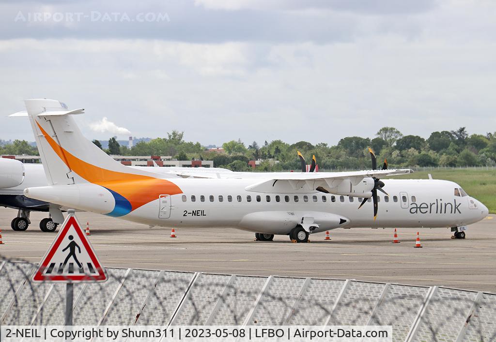 2-NEIL, 2008 ATR 72-212A C/N 812, Parked at the General Aviation area... Ferry flight for Australia... To be VH-FVR