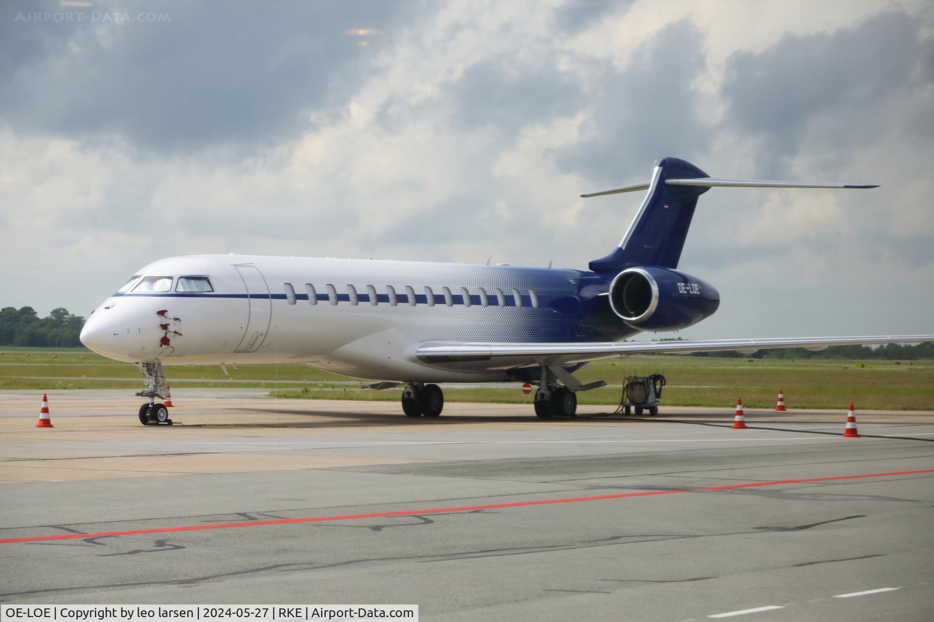 OE-LOE, Bombardier BD-700-2A12 Global 7500 C/N 70022, Roskilde 27.5.2024