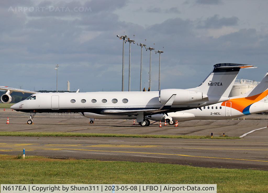 N617EA, 2002 Gulfstream Aerospace G-V C/N 693, Parked at the General Aviation area...