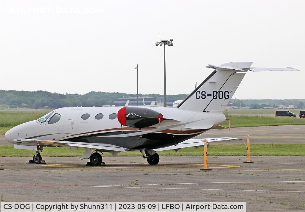 CS-DOG, 2014 Cessna 510 Citation Mustang Citation Mustang C/N 510-0448, Parked at the General Aviation area...