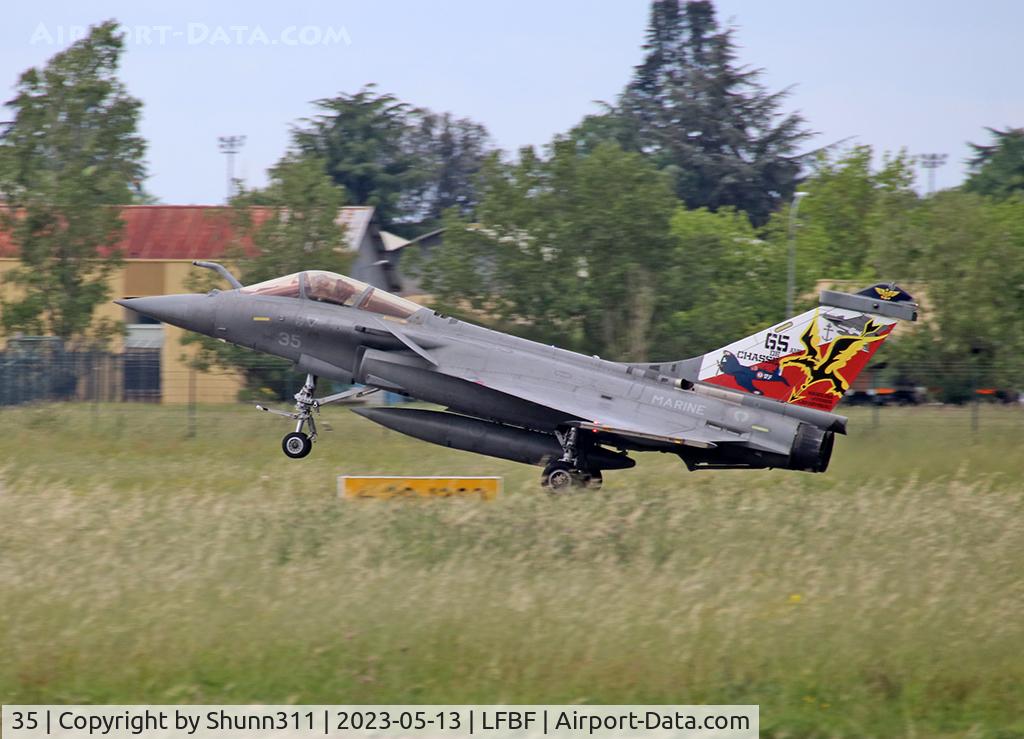 35, 2012 Dassault Rafale M C/N 35, Landing after show in special c/s