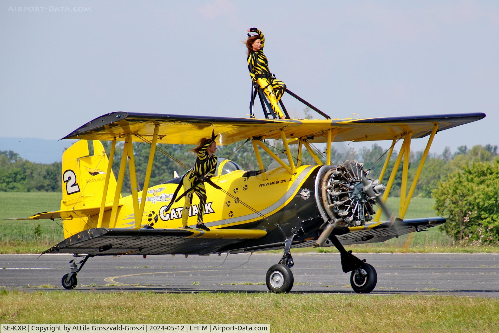 SE-KXR, 1973 Grumman G.164A Show Cat C/N 1120, LHFM - Fertöszentmiklós Meidl-Airport, Hungary - Skyview Airshow 2024