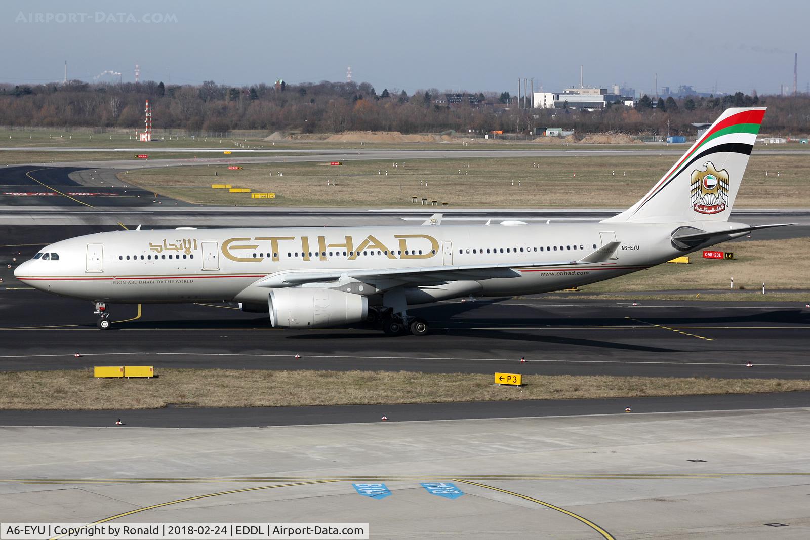 A6-EYU, 2014 Airbus A330-200 C/N 1521, at dus