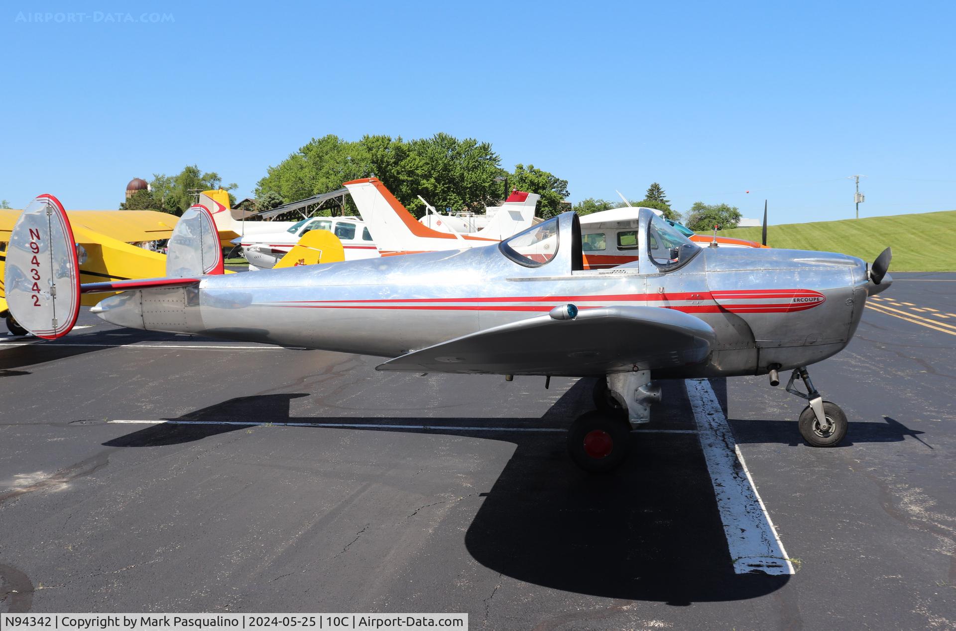N94342, 1946 Engineering & Research 415-C C/N 1565, Ercoupe 415-C