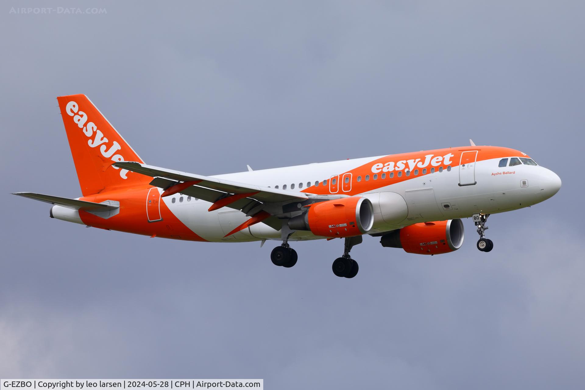 G-EZBO, 2007 Airbus A319-111 C/N 3082, Copenhagen 28.5.2024