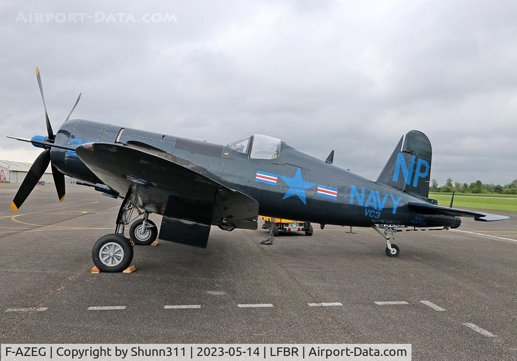 F-AZEG, 1944 Vought F4U-5NL Corsair C/N 124-724, Participant of the AirExpo 2023