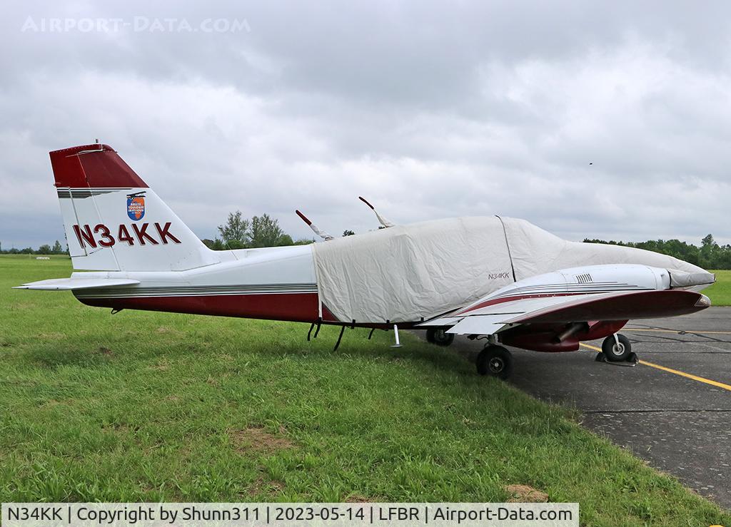 N34KK, 1972 Piper PA-23-250 C/N 27-7304946, Parked in the grass...
