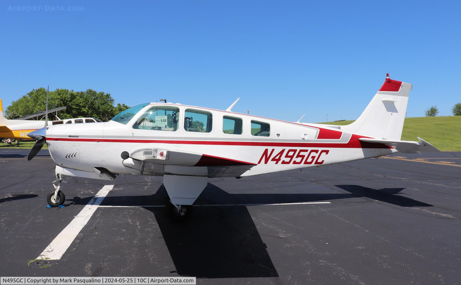 N495GC, 1981 Beech A36 Bonanza 36 C/N E-1876, Beech A36