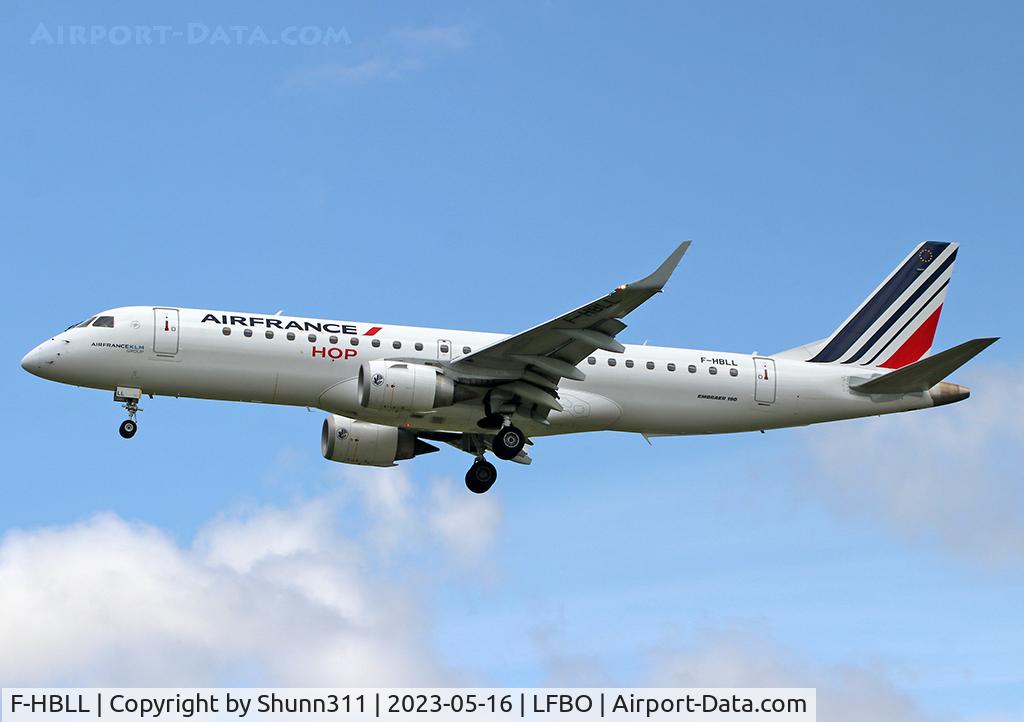 F-HBLL, 2019 Embraer ERJ190-100STD C/N 19000767, Landing rwy 32L
