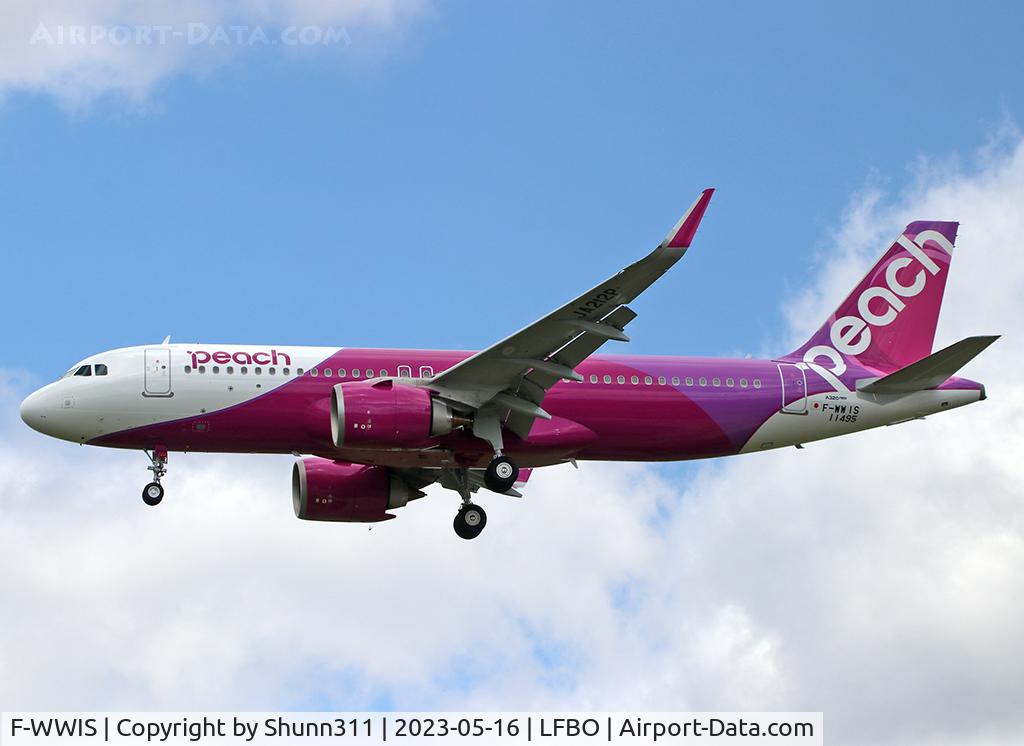 F-WWIS, 2023 Airbus A320-251N C/N 11495, C/n 11495 - To be JA212P