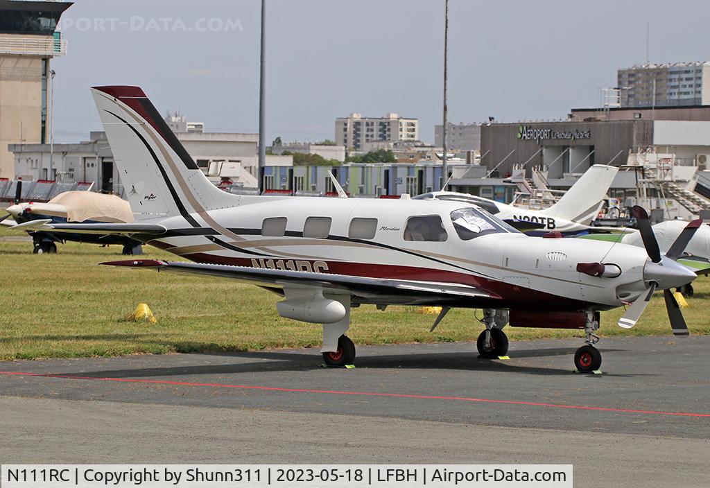 N111RC, 2007 Piper PA-46-500TP Malibu Meridian C/N 4697330, Parked...