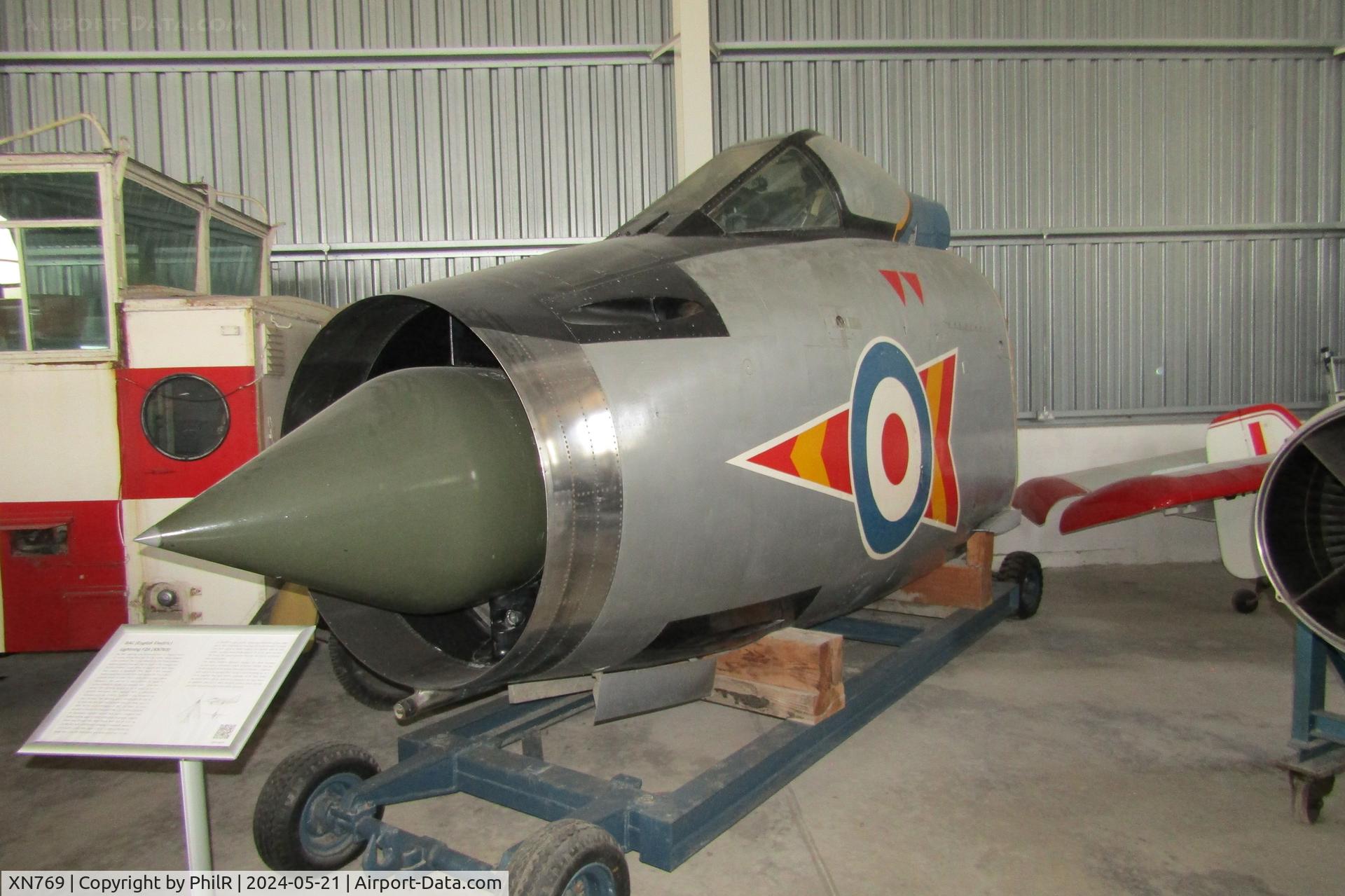 XN769, 1962 English Electric Lightning F.2 C/N 95122, XN769 1962 English Electric Lightning F2 Malta Aviation Museum  Ta' Qali Malta 21.05.24