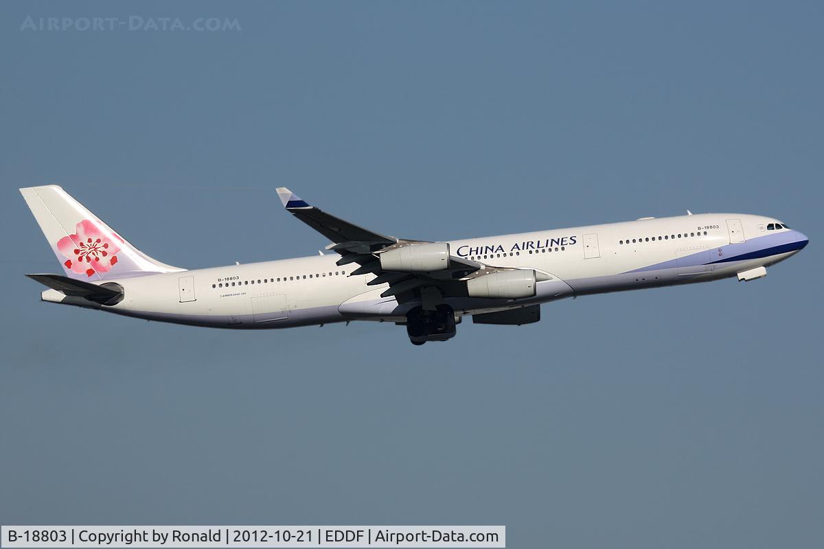 B-18803, 2001 Airbus A340-313 C/N 411, at fra
