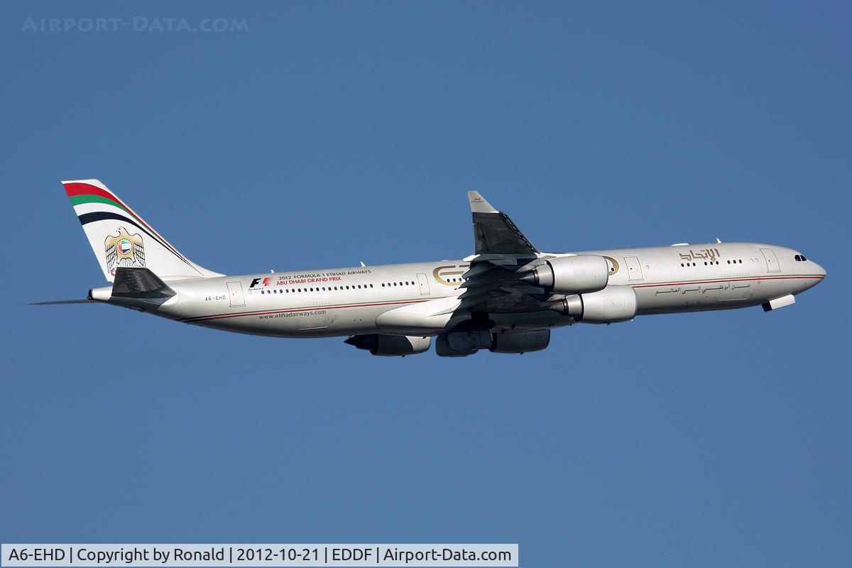 A6-EHD, 2006 Airbus A340-541 C/N 783, at fra