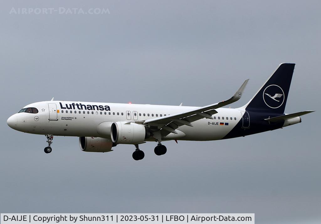 D-AIJE, 2021 Airbus A320-271N C/N 10360, Landing rwy 14L
