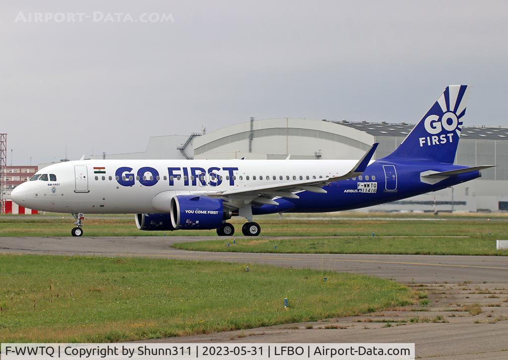 F-WWTQ, 2023 Airbus A320-271N C/N 11416, C/n 11416 - GoFirst ntu... For Viva Aerobus as XA-VIY