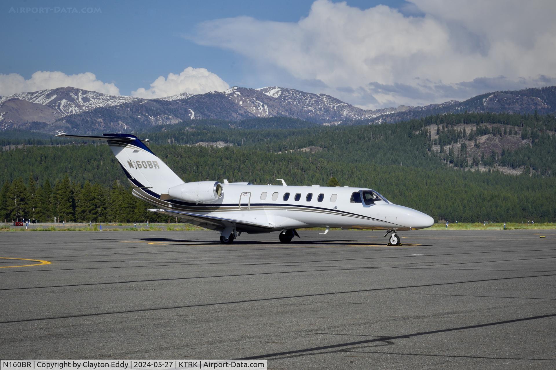 N160BR, 2014 Cessna 525B CitationJet 3 C/N 525B0454, Truckee Tahoe Airport in California 2024.