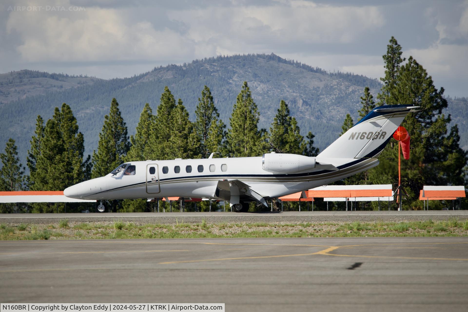 N160BR, 2014 Cessna 525B CitationJet 3 C/N 525B0454, Truckee Tahoe Airport in California 2024.