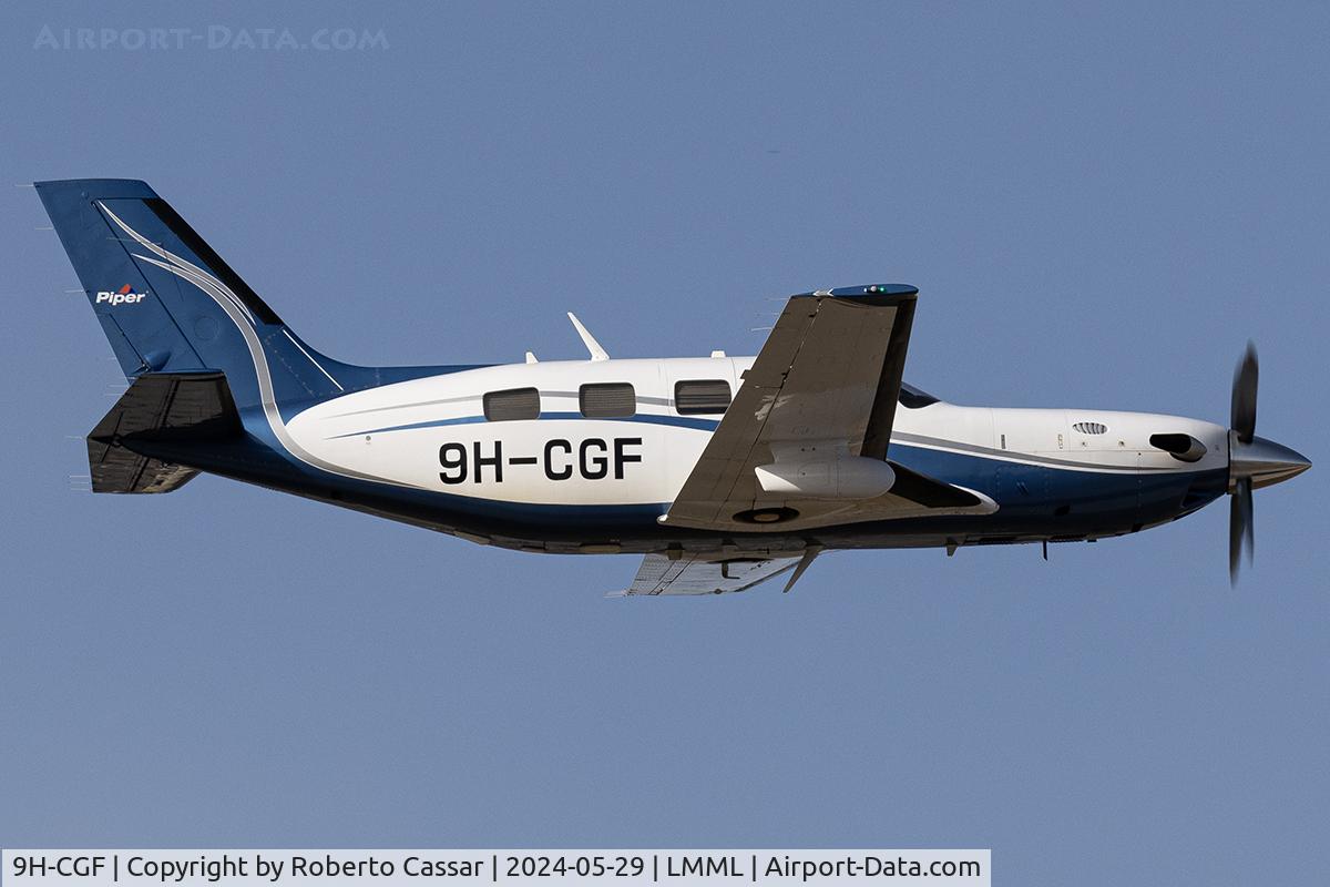 9H-CGF, Piper PA-46-500TP Malibu Meridian C/N 4697504, Runway 13