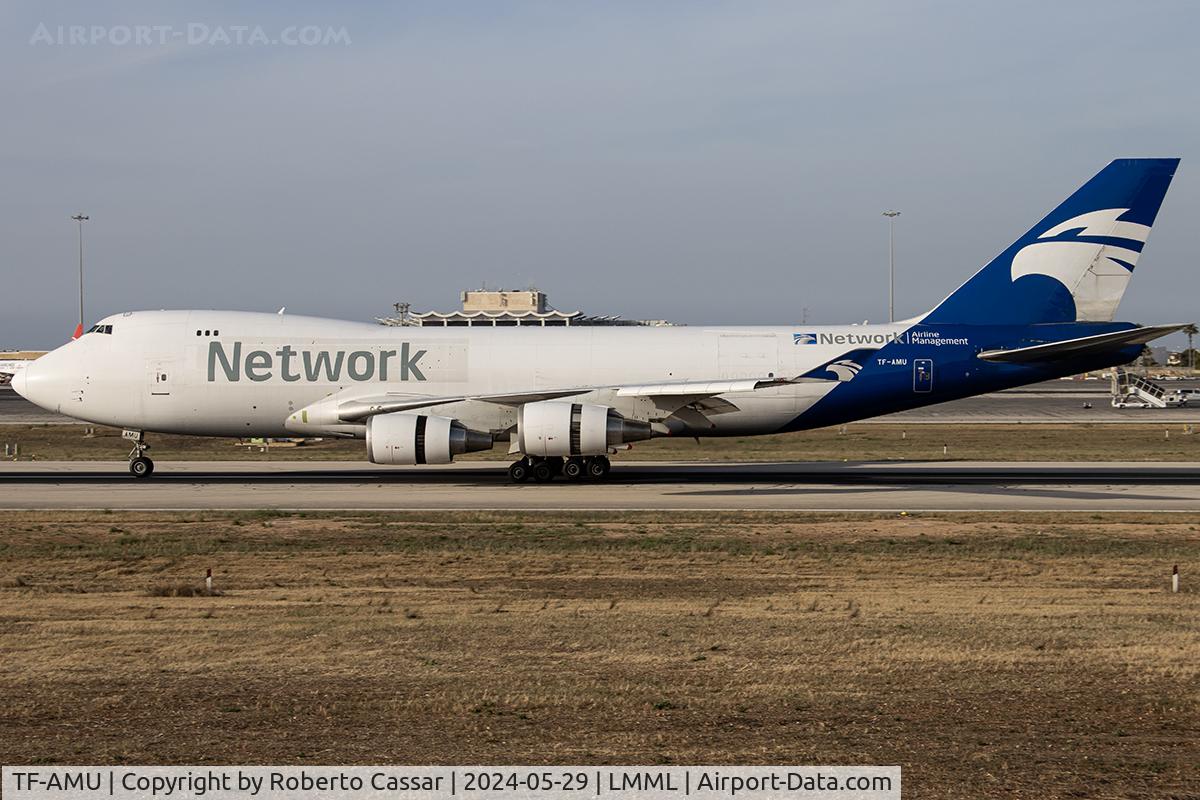 TF-AMU, 1999 Boeing 747-48EF/SCD C/N 27603, Runway 31
