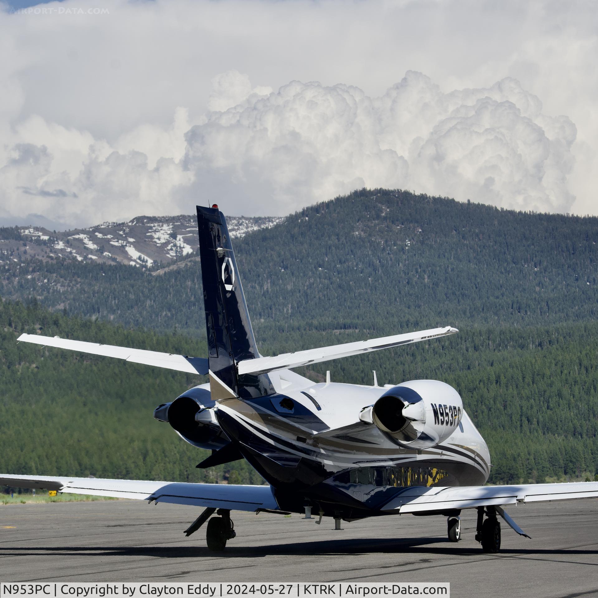 N953PC, 2020 Cessna 560XL Citation XLS+ C/N 560-6294, Truckee Tahoe airport in California 2024.