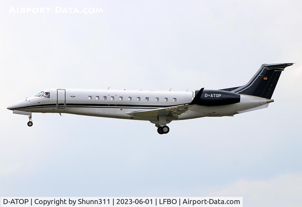 D-ATOP, 2018 Embraer EMB-135BJ Legacy 650 C/N 14501233, Landing rwy 14L