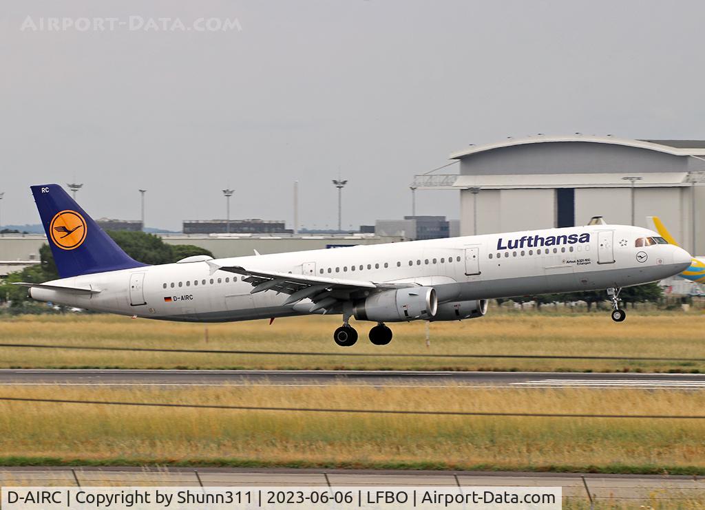 D-AIRC, 1994 Airbus A321-131 C/N 0473, Landing rwy 14R