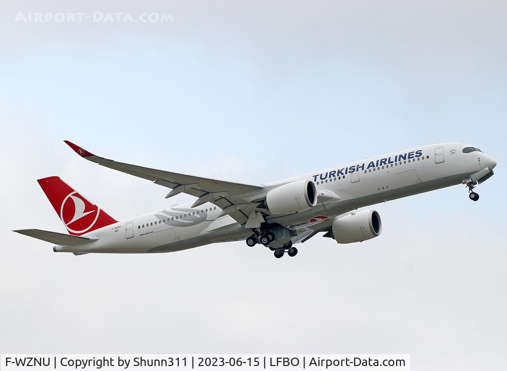 F-WZNU, 2023 Airbus A350-941 C/N 621, C/n 0621 - To be TC-LGN
