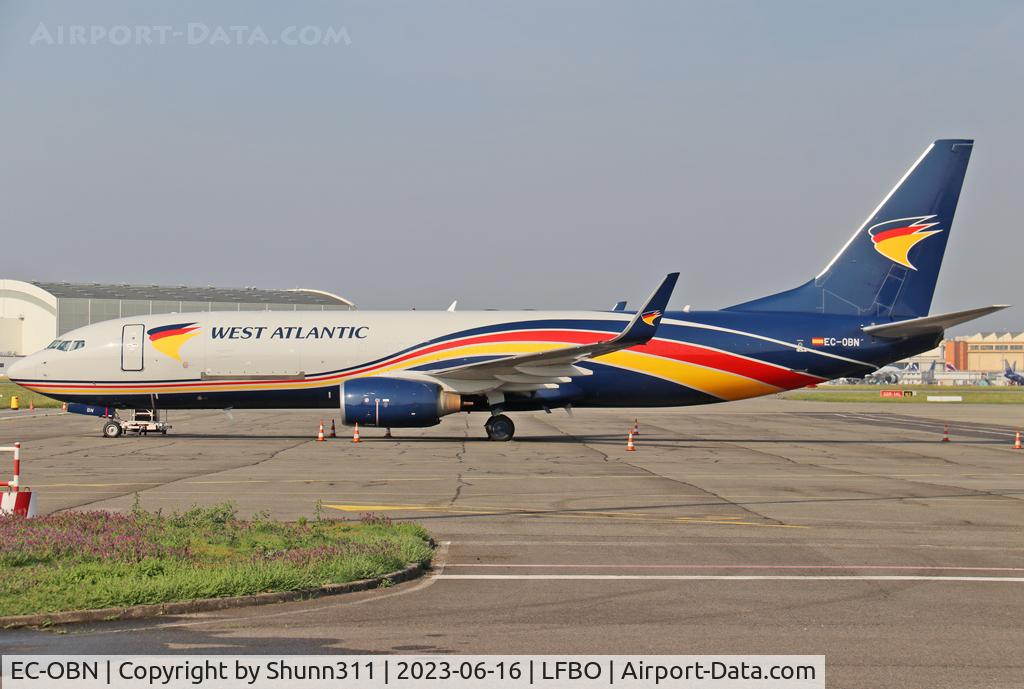 EC-OBN, 2002 Boeing 737-83N SF C/N 32612, Parked at the Cargo area...
