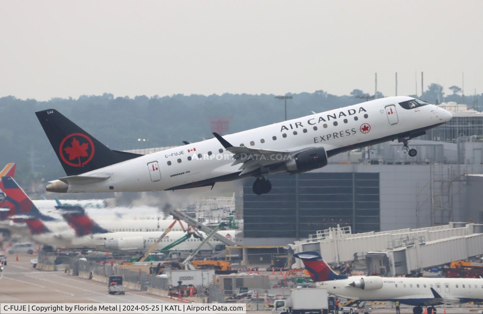 C-FUJE, 2010 Embraer 175LR (ERJ-170-200LR) C/N 17000291, JZA/ACA E175 zx ATL-YUL