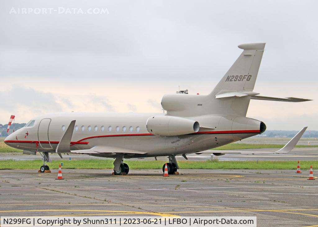 N299FG, 2009 Dassault Falcon 900EX C/N 224, Parked at the General Aviation area...