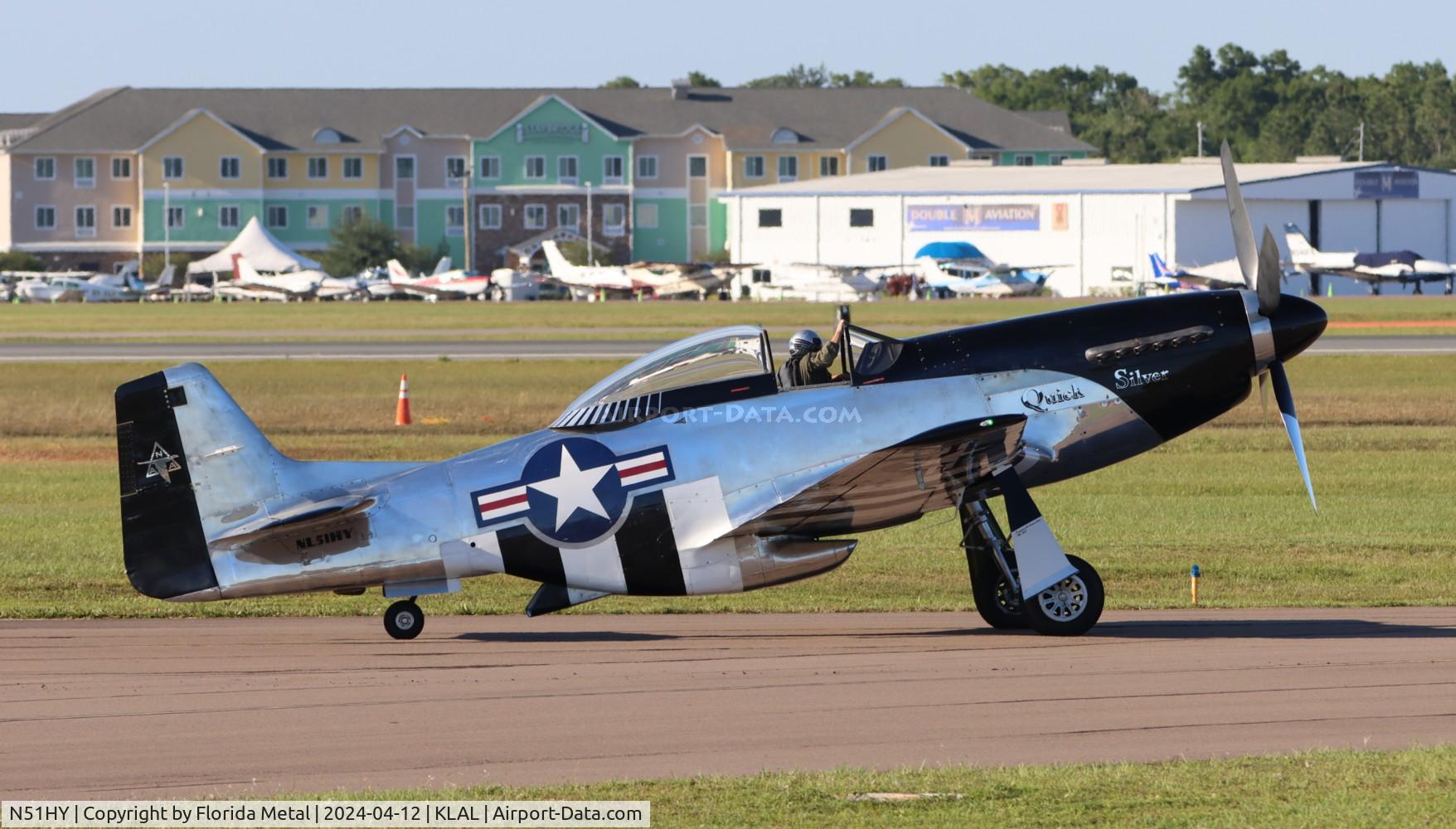 N51HY, 1944 North American P-51D Mustang C/N 124-48192, P-51D Quick Silver zx