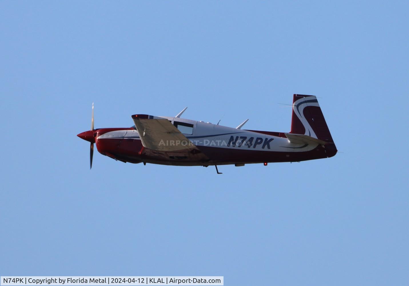 N74PK, 1974 Mooney M20E C/N 21-0035, M20E zx LAL-X04