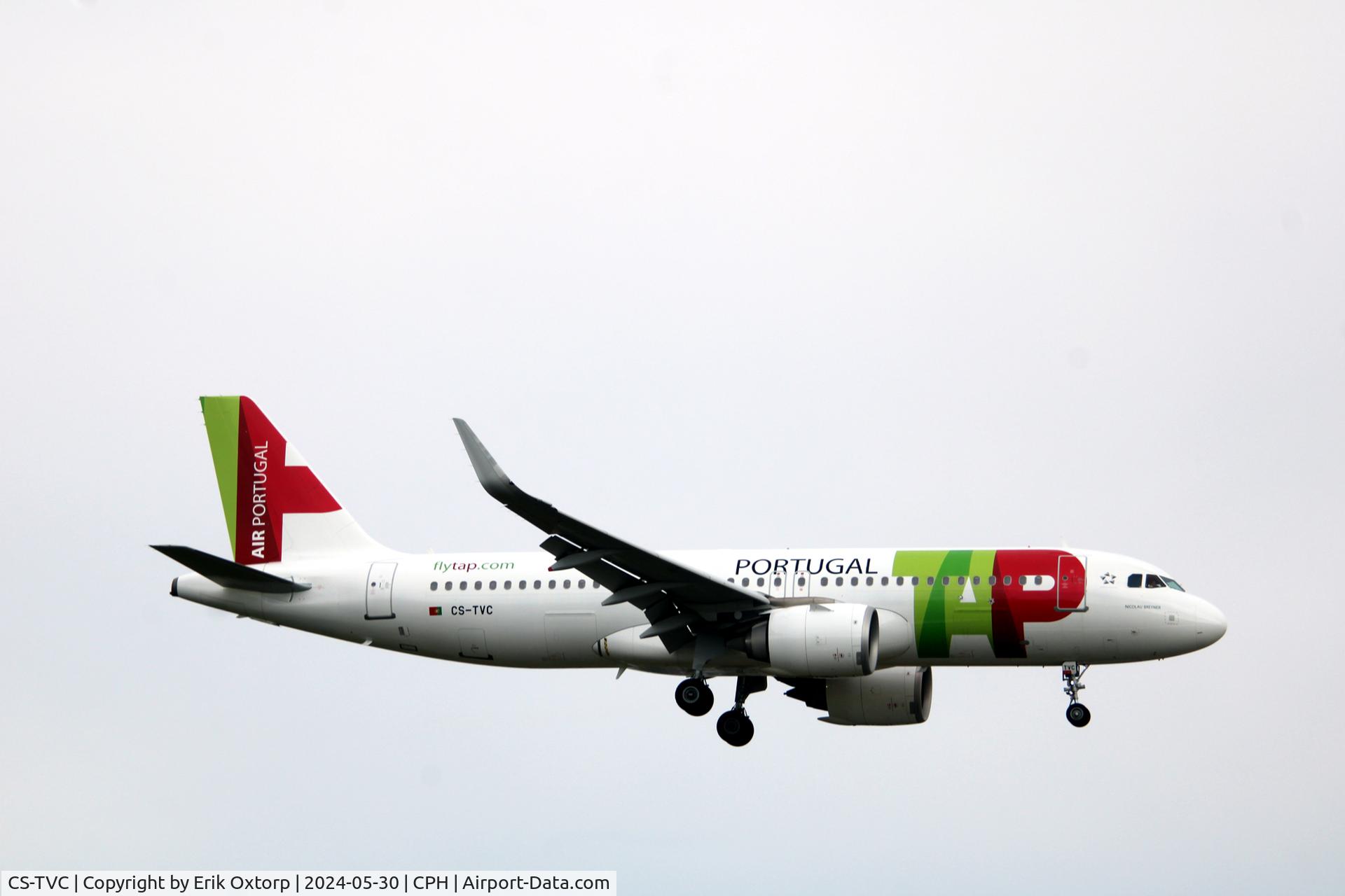 CS-TVC, 2019 Airbus A320-251NEO C/N 8831, CS-TVC landing rw 22L