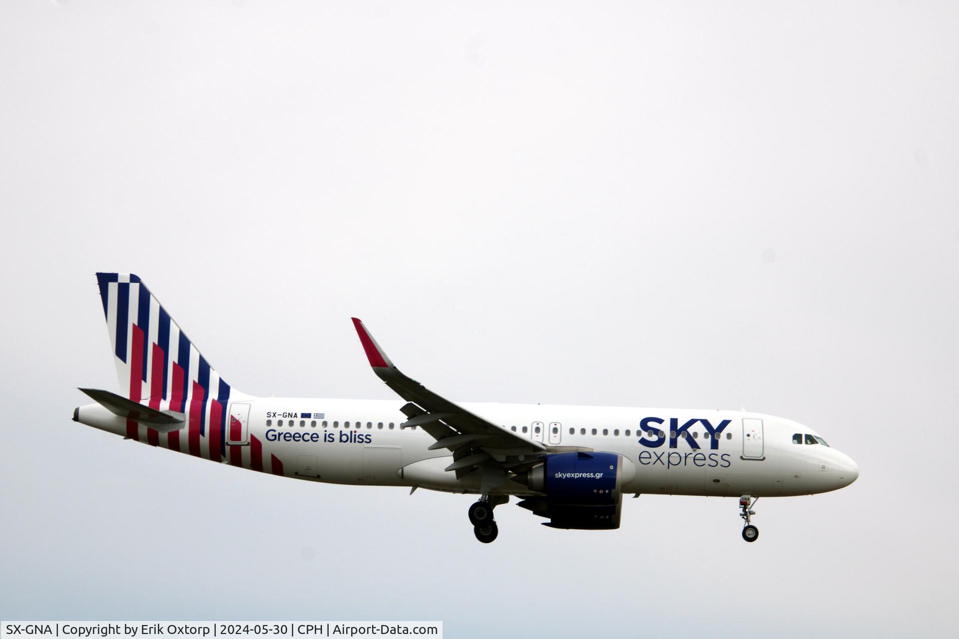 SX-GNA, 2021 Airbus A320-251N C/N 9516, SX-GNA landing rw 22L