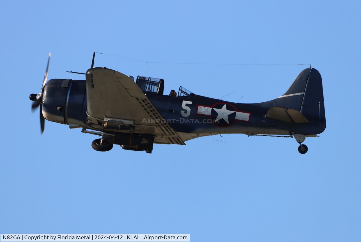 N82GA, Douglas SBD-5 Dauntless C/N 54532, Sun N Fun 2024 zx LAL