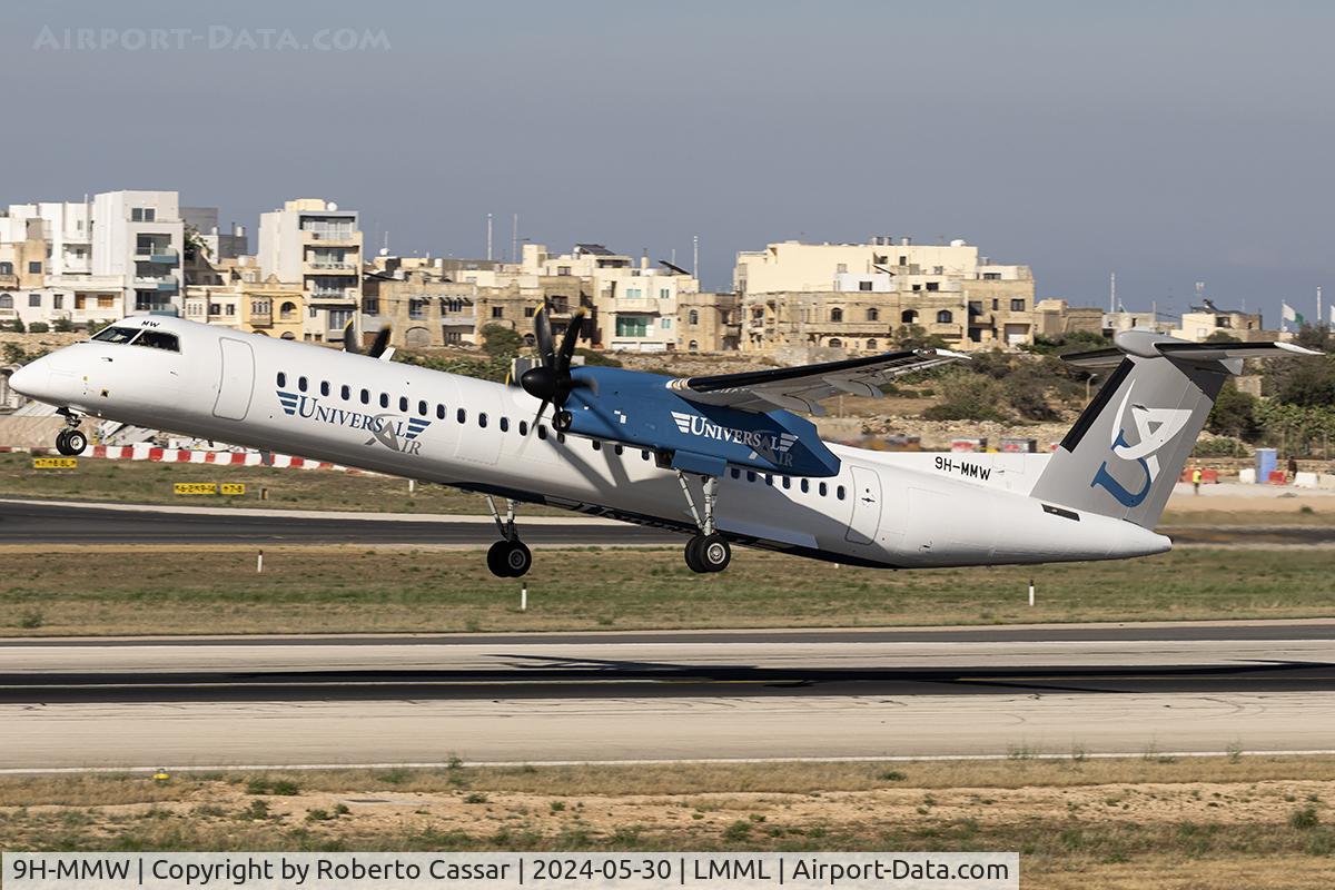 9H-MMW, De Havilland Canada DHC-8-402Q Dash 8 Dash 8 C/N 4114, Runway 31