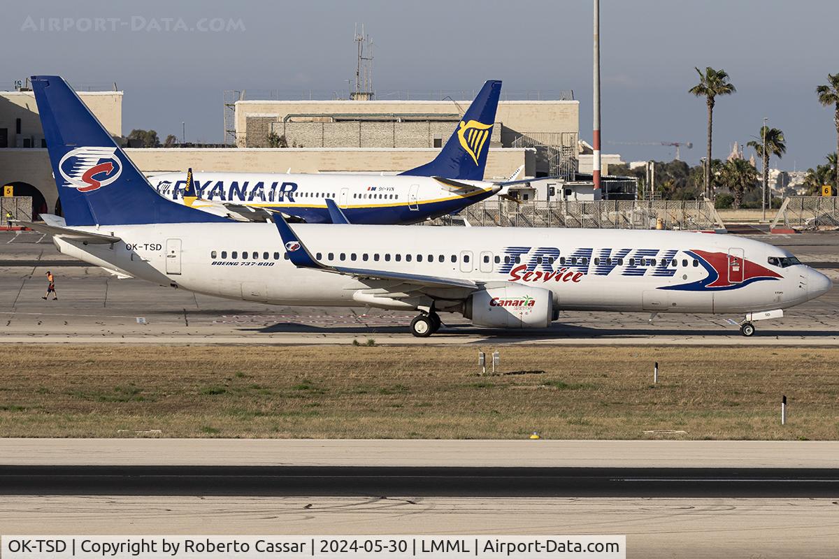 OK-TSD, 2014 Boeing 737-8Q8 C/N 41795, Runway 31