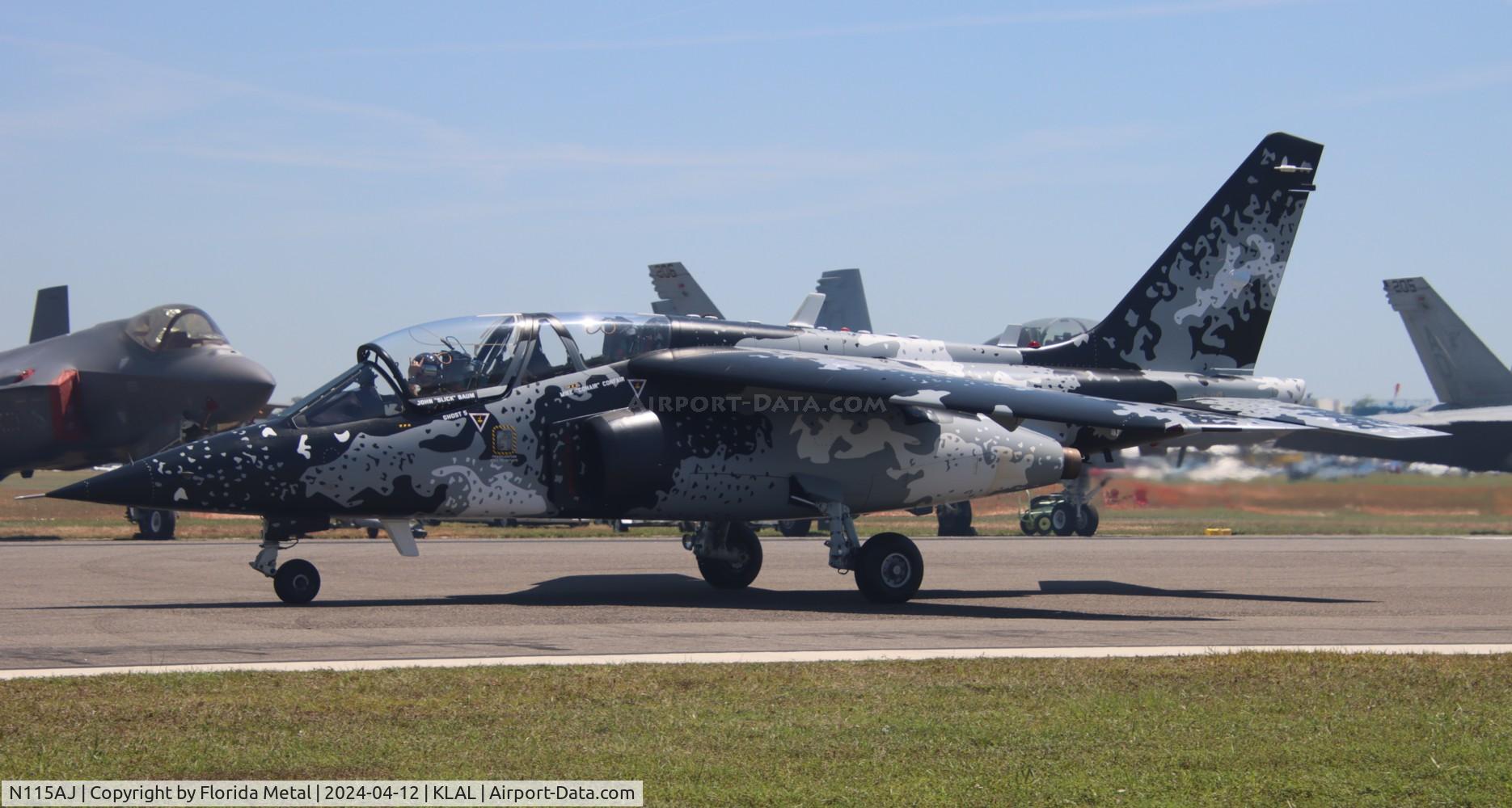 N115AJ, 1981 Dassault-Dornier Alpha Jet A C/N 0115, Alpha Jet zx