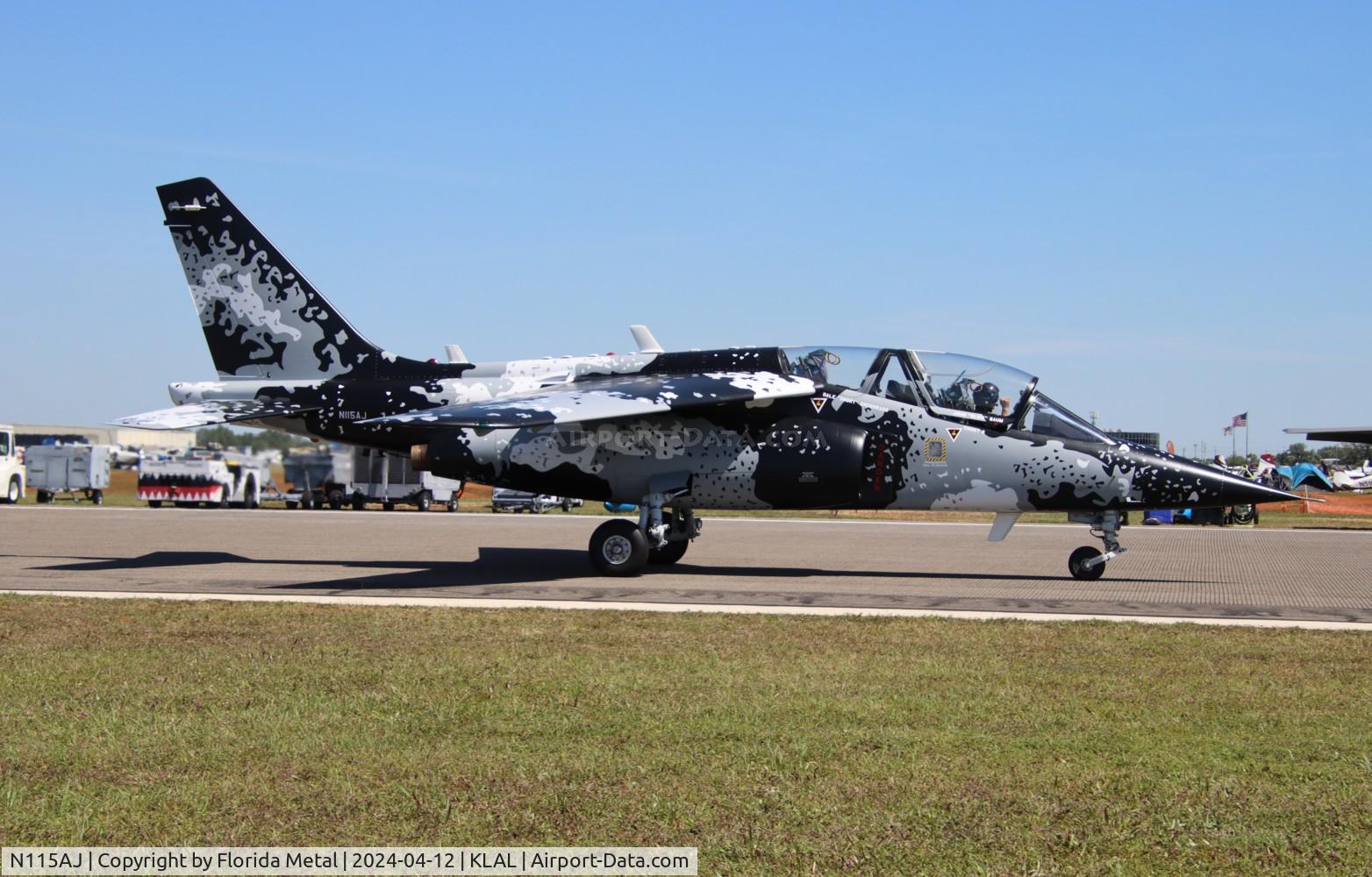 N115AJ, 1981 Dassault-Dornier Alpha Jet A C/N 0115, Alpha Jet zx
