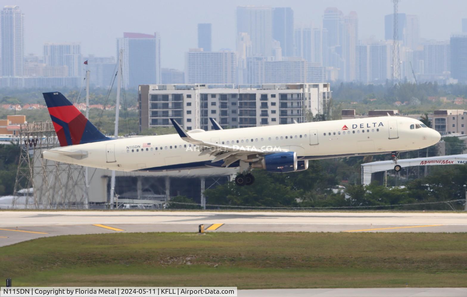 N115DN, 2021 Airbus A321-211 C/N 10132, DAL A321 zx LGA-FLL